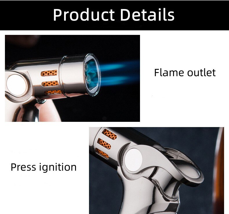 Space Rocket Metal Windproof Turbo Lighter | Kalsten