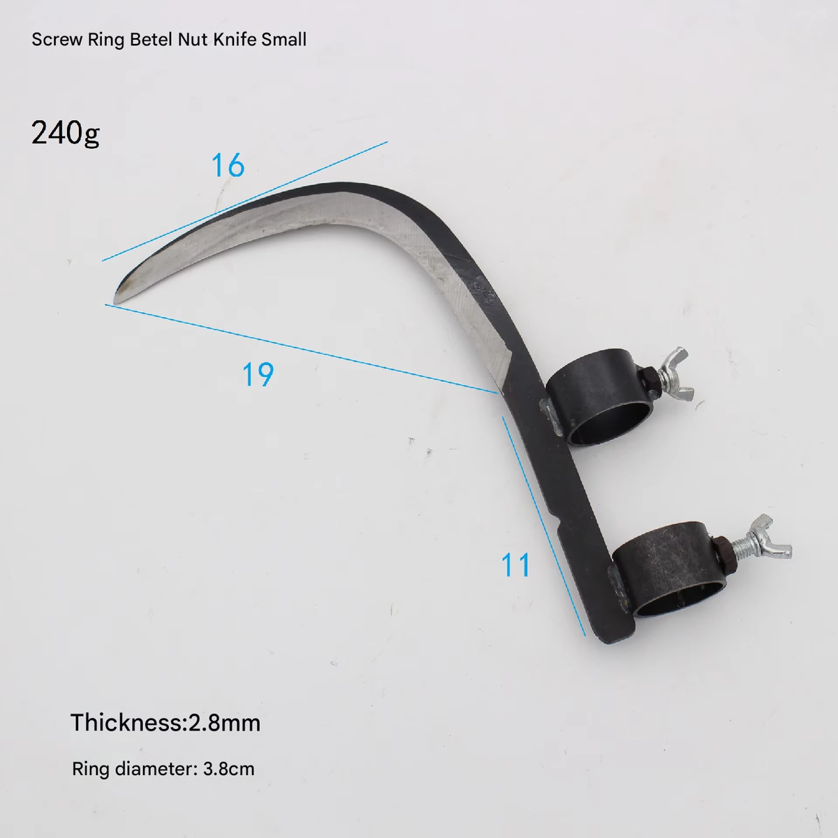 Strong Steel Grass Cutting Sharp Multi-Purpose Sickle Head | Kalsten