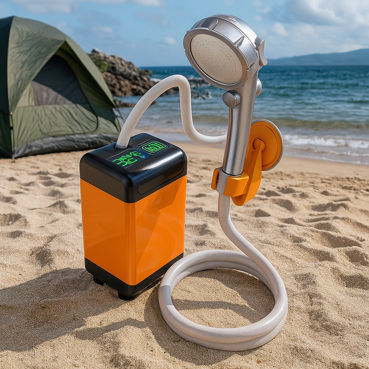 Go Travel Portable Rechargeable USB Outdoor Shower Pump | Kalsten