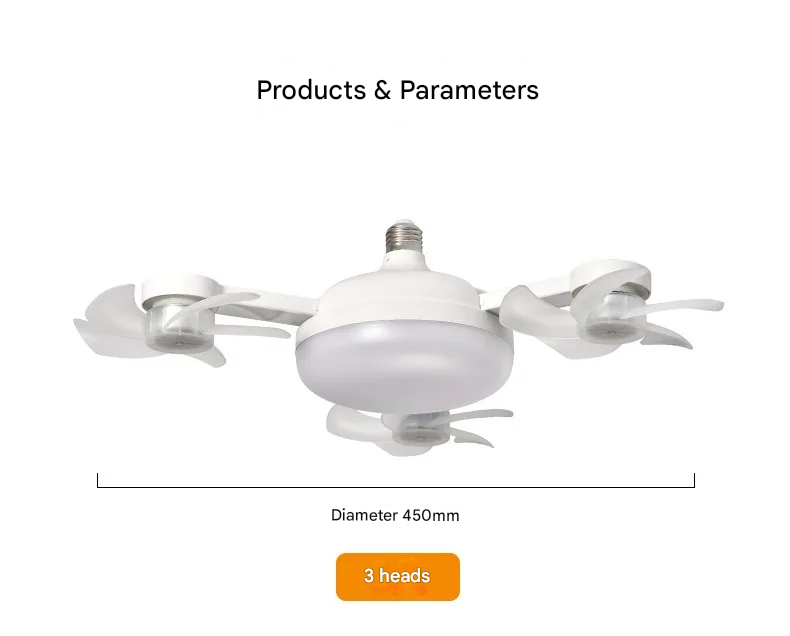 Multi Cooler Fast Ceiling LED Fan Light | Kalsten