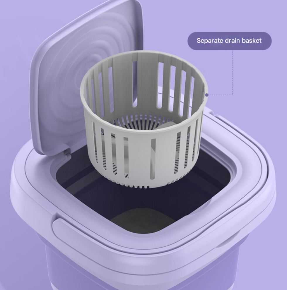 Travel Friendly Portable Foldable Automatic Washing Machine | Kalsten