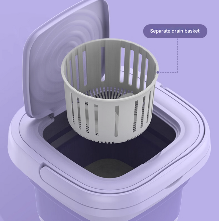 Travel Friendly Portable Foldable Automatic Washing Machine | Kalsten