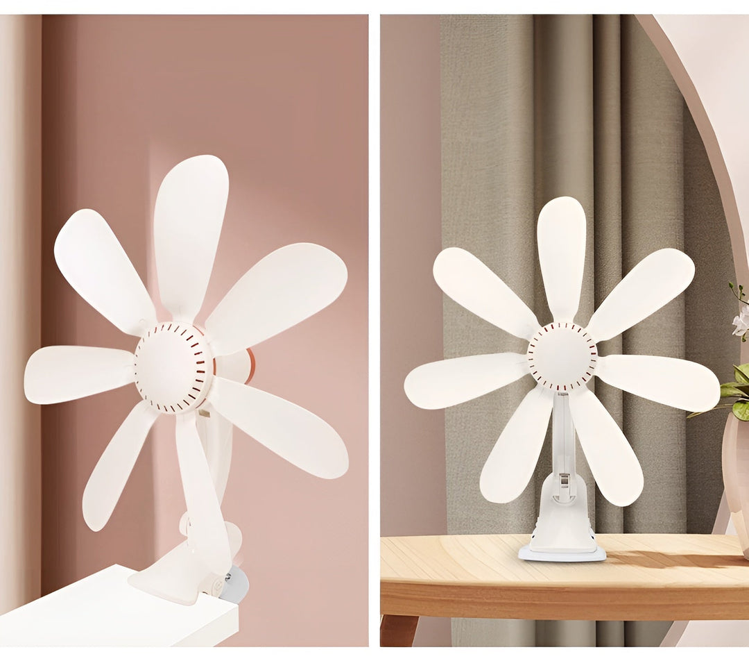 Portable Clip-On Desk & Bedside Fan | Kalsten