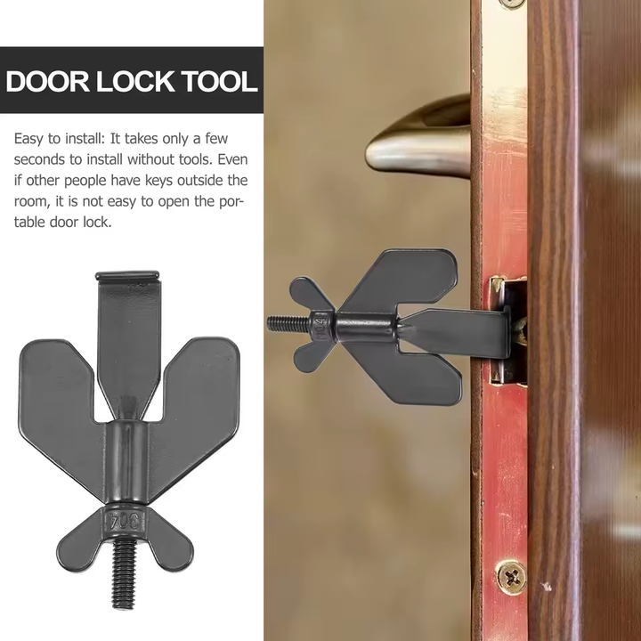 Portable Travel Security Door Stopper Lock | Kalsten