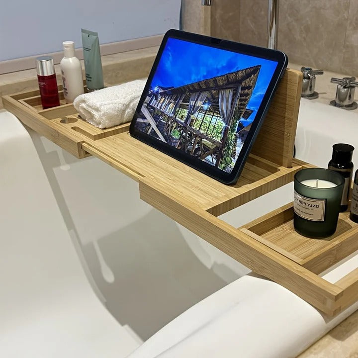 Kalsten | Bamboo Bathtub Tray