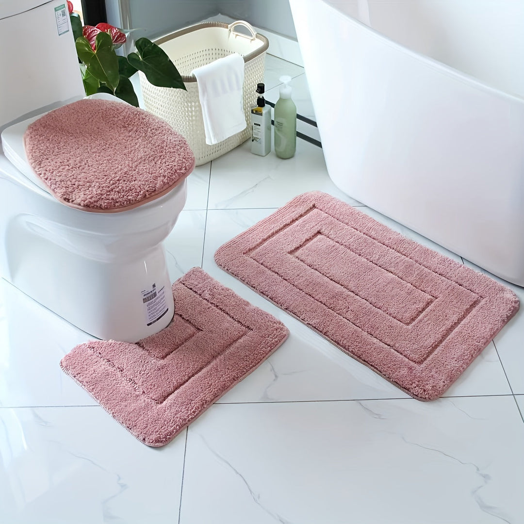 SoftStep Luxe Bath Mat Set – Non-slip, Quick-drying and Washable | Kalsten