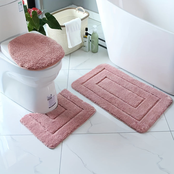 SoftStep Luxe Bath Mat Set – Non-slip, Quick-drying and Washable | Kalsten