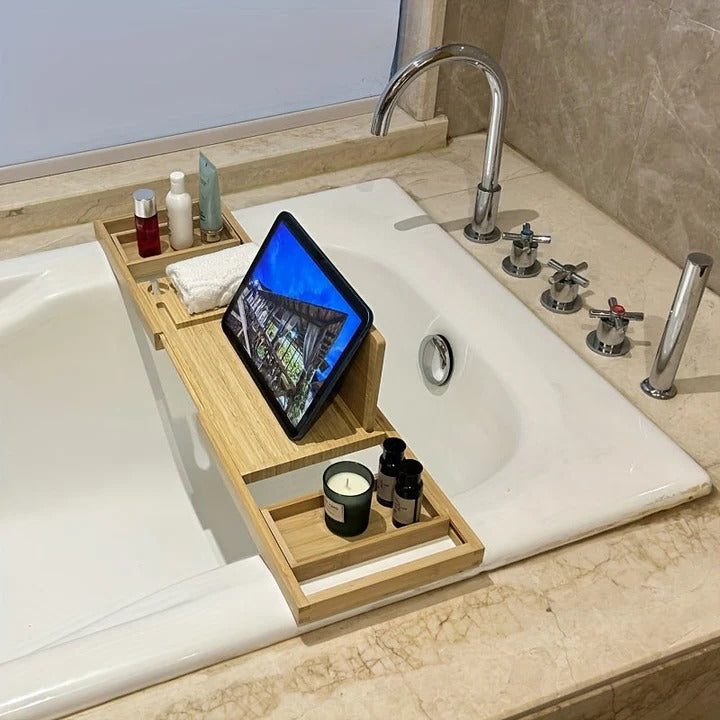 Kalsten | Bamboo Bathtub Tray