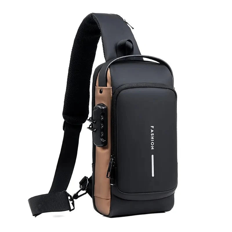 Security backpack with hidden zippers | Kalsten