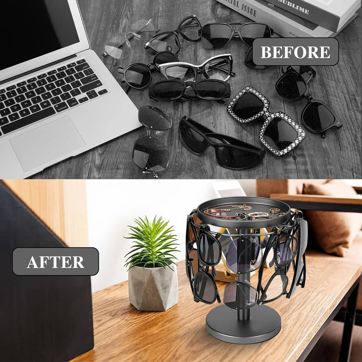 BowLift | Spin & Store Sunglasses Holder