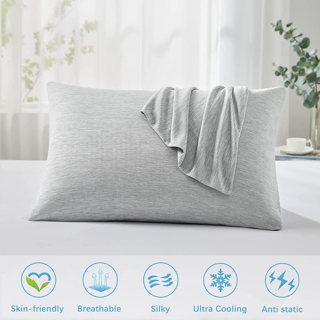 Revolutionary Gray Cooling Pillowcases Set of 2 –  Pro Q-Max 0.4 | Kalsten