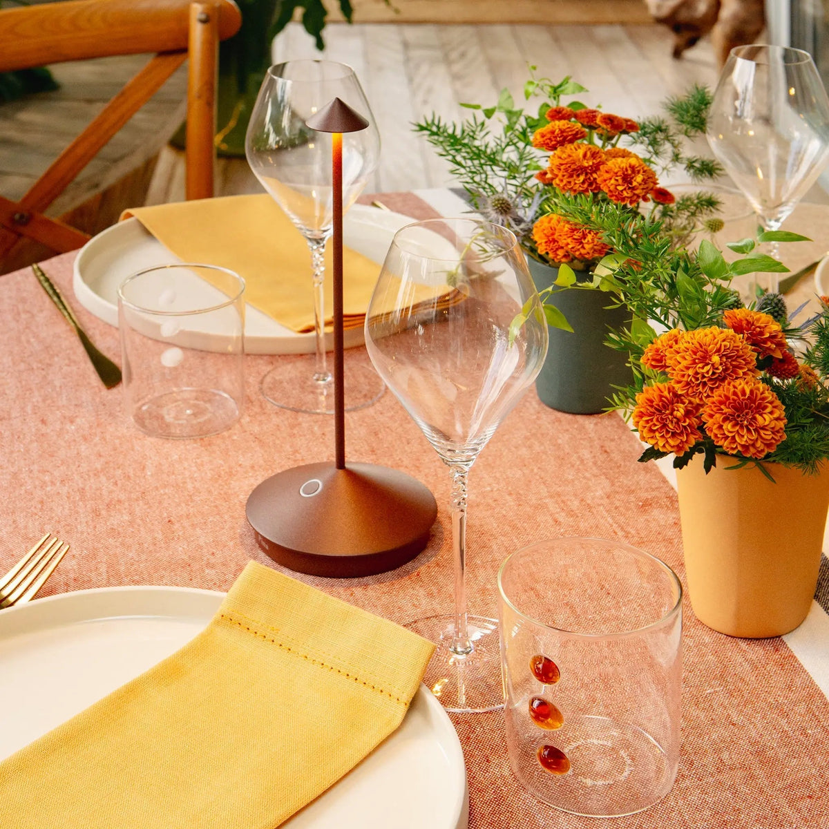 Portable LED Table Lamp Lumora – Dimmable, Weatherproof & Stylish | Karnz