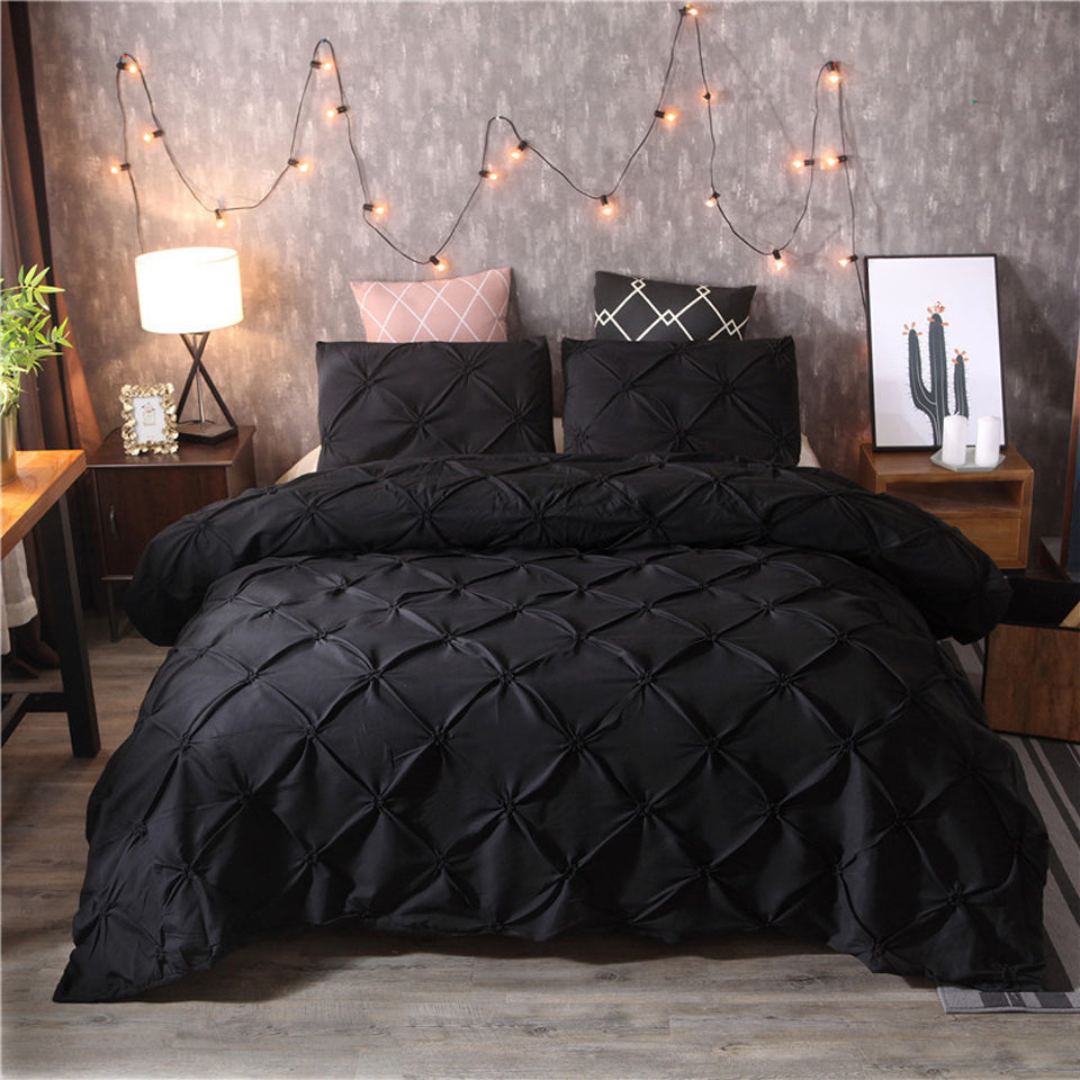 Luxury Tufted Microfiber Bedding Comfort Set