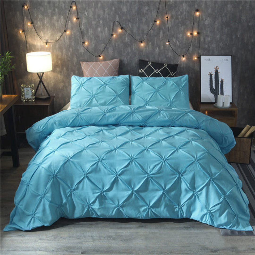 Luxury Tufted Microfiber Bedding Comfort Set