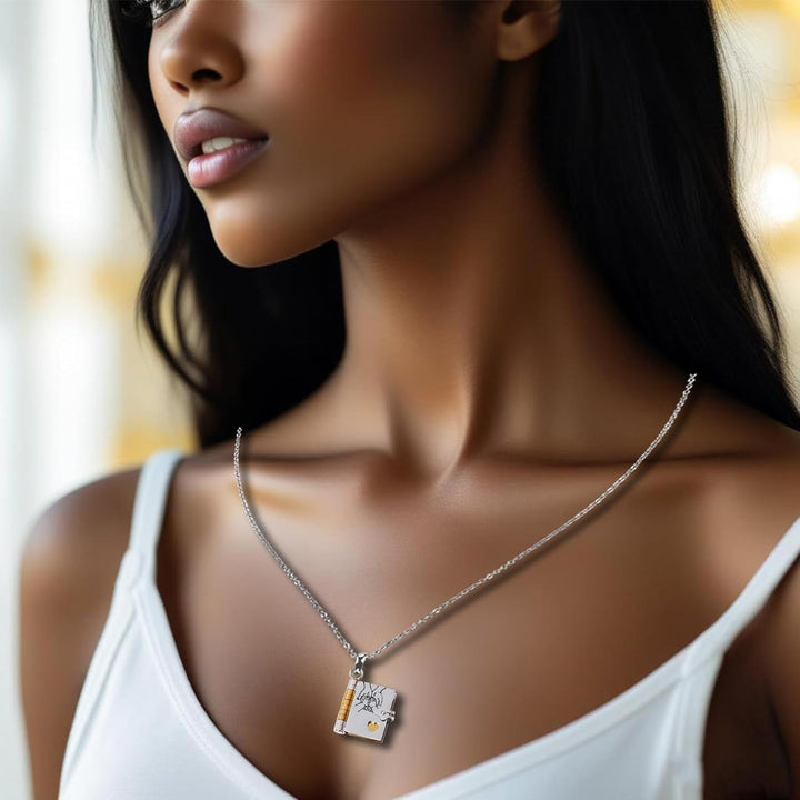 Kalsten | Memory Book Hanger Necklace – Symbolic Jewelry with Loving Message