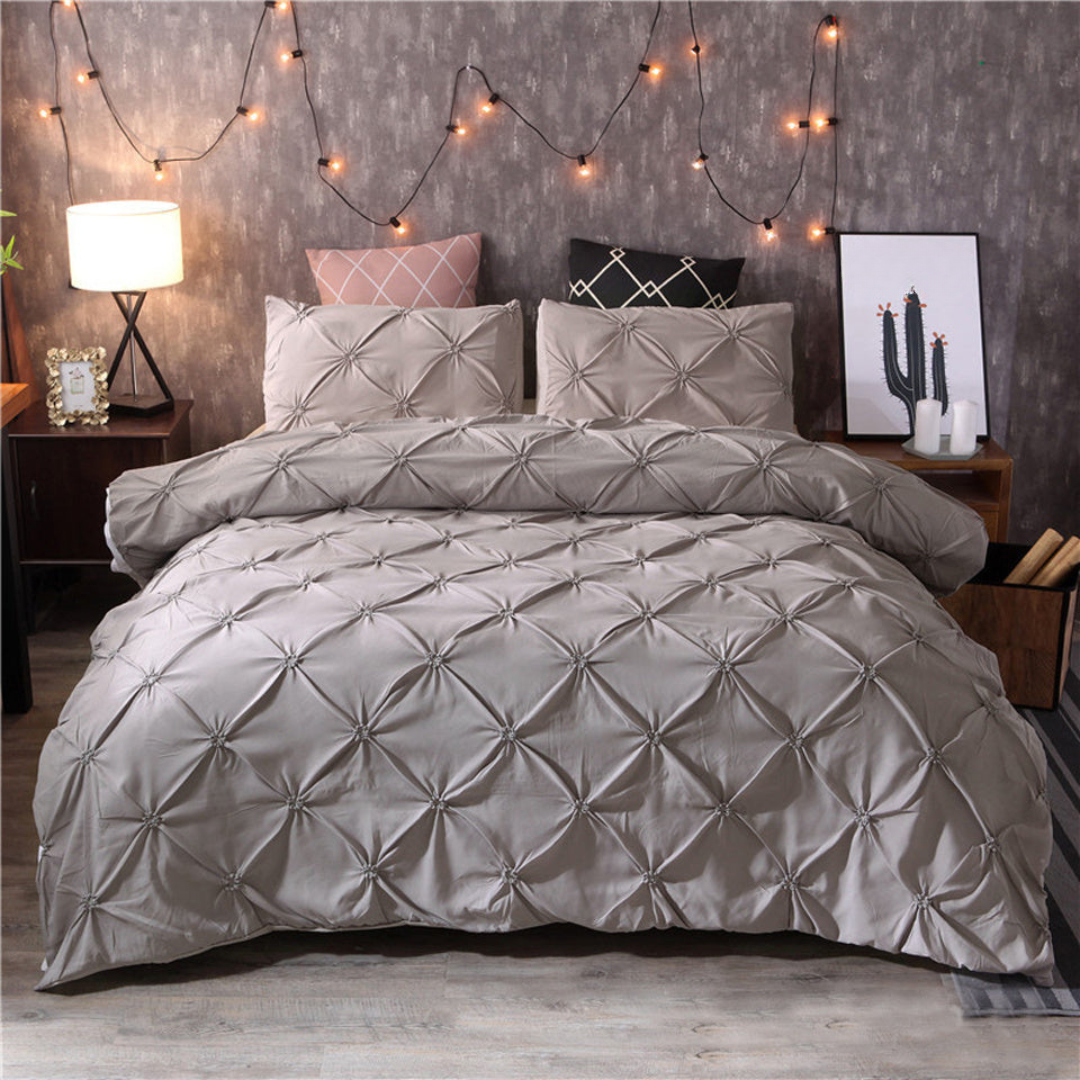 Luxury Tufted Microfiber Bedding Comfort Set
