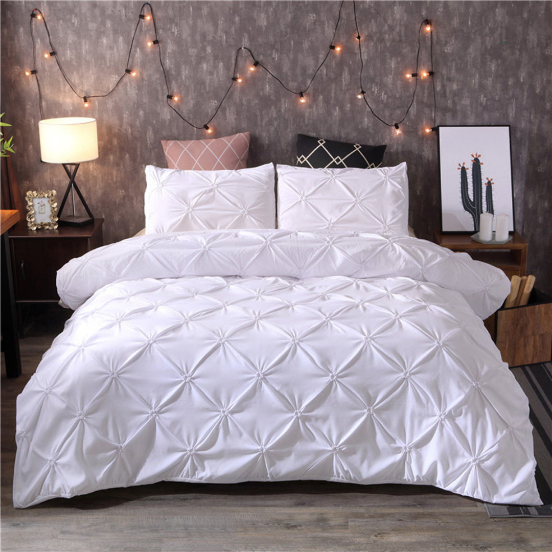 Luxury Tufted Microfiber Bedding Comfort Set