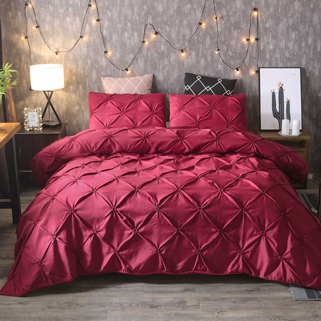 Luxury Tufted Microfiber Bedding Comfort Set