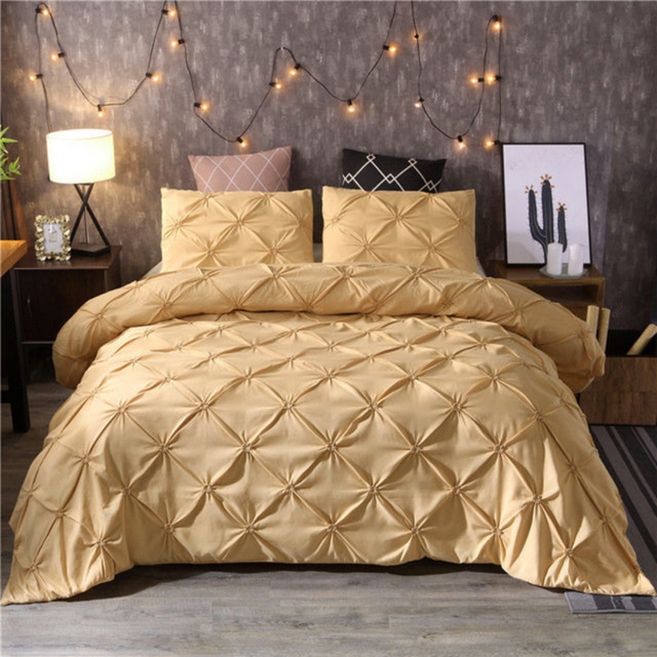 Luxury Tufted Microfiber Bedding Comfort Set