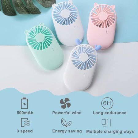 Mini Rechargeable Fan USB | Kalsten