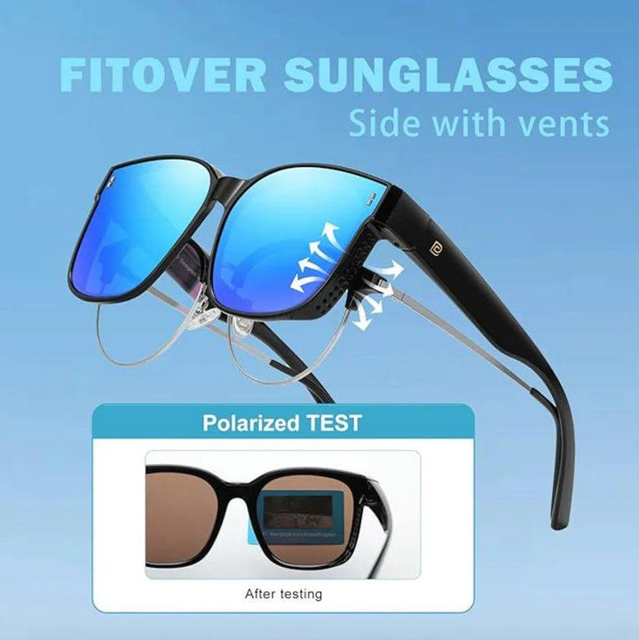 OverShades fit on regular glasses | Kalsten