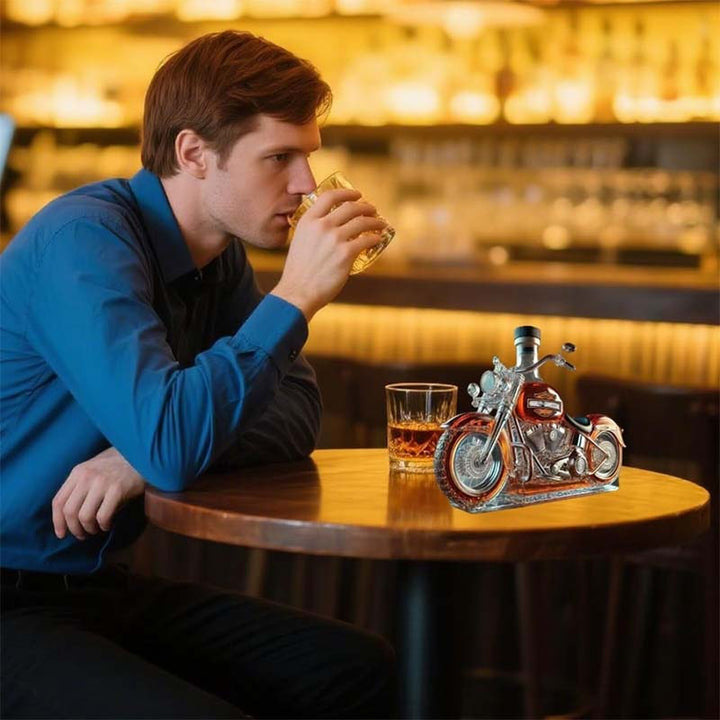 Kalsten | Harley Motorcycle Shaped Whiskey Decanter for Home Bar