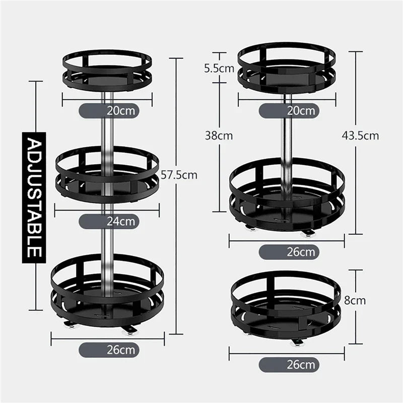 BowLift | SpiceTwirl Kitchen Shelf Master