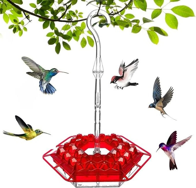 Kalsten | Ant Proof Hummingbird Feeder, Outdoor Hanging Perch