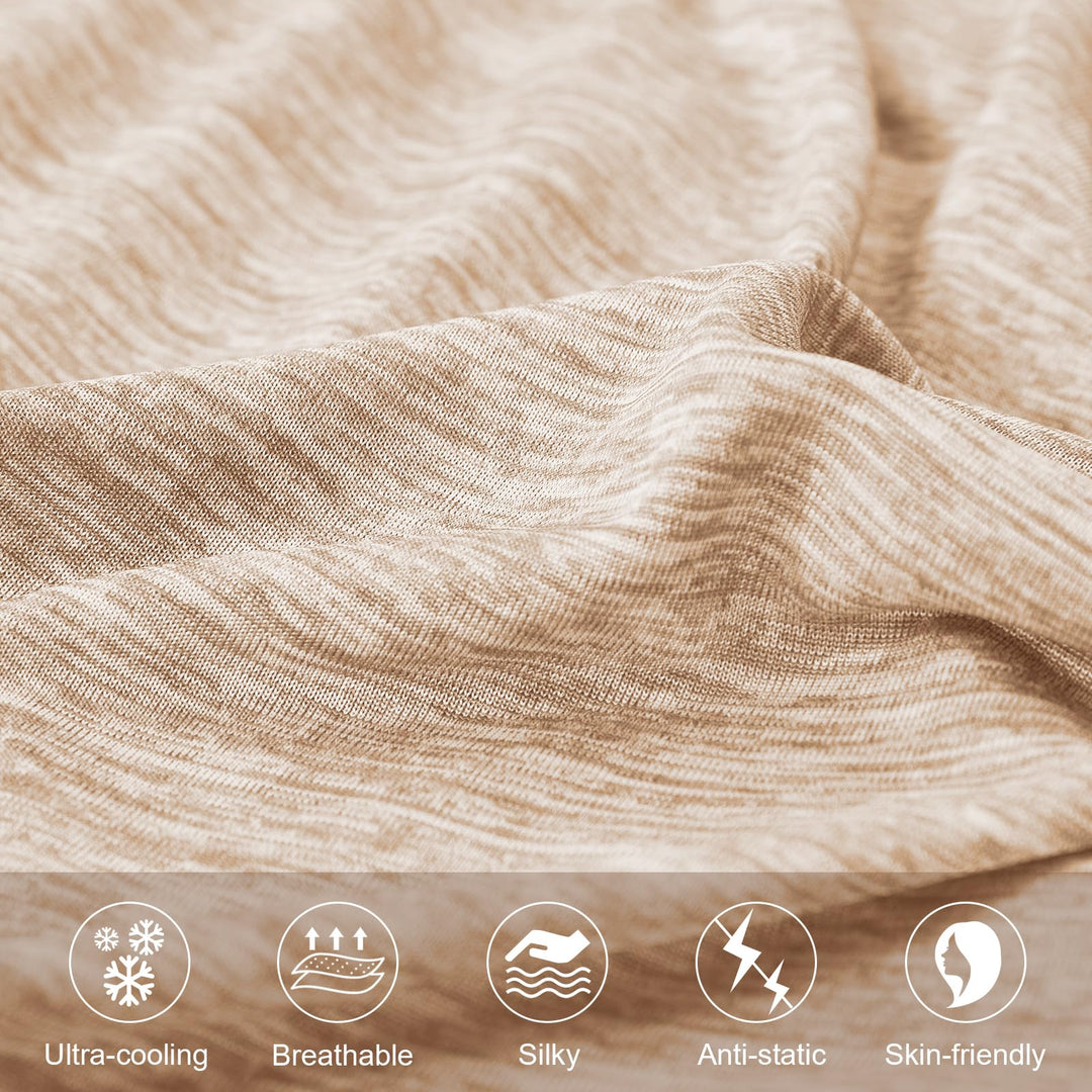 Revolutionary Light Brown Cooling Pillowcases Set of 2 –  Pro Q-Max 0.4 | Kalsten