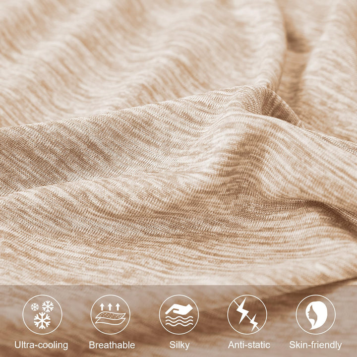 Revolutionary Light Brown Cooling Pillowcases Set of 2 –  Pro Q-Max 0.4 | Kalsten