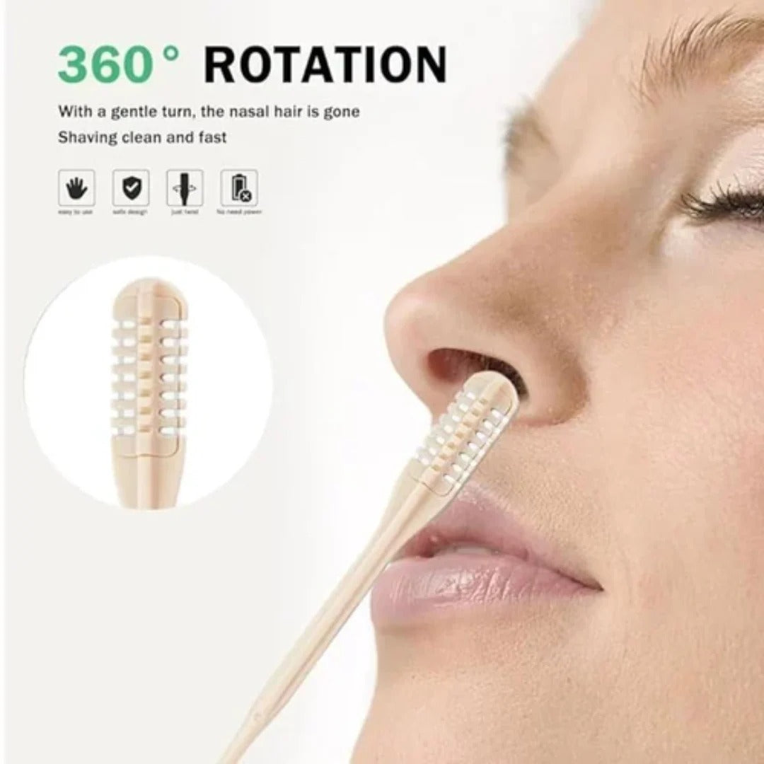 Kalsten | Compact Nose Trimmer with 360° Rotating Head – Precision Grooming for Men and Women