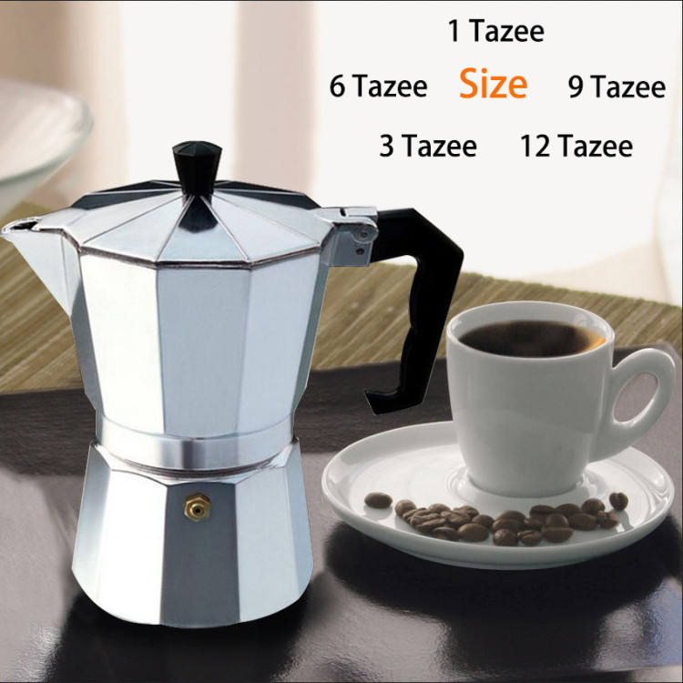 Brehn | Classic Italian stovetop espresso makers - 12 cups Moka pot