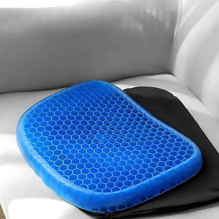 PressureFree Orthopaedic Gel Seat Cushion for Back Relief
