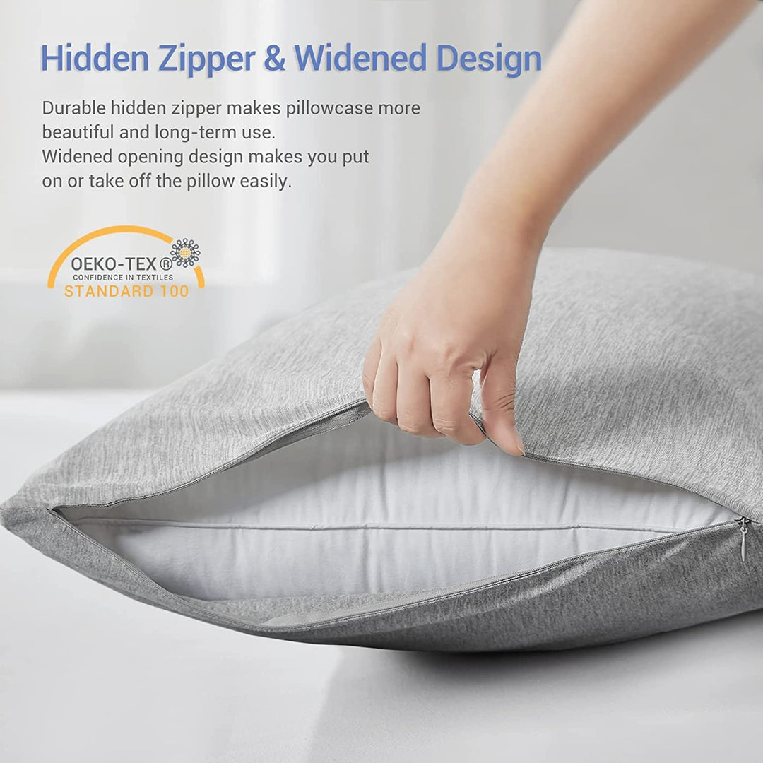 Revolutionary Gray Cooling Pillowcases Set of 2 –  Pro Q-Max 0.4 | Kalsten