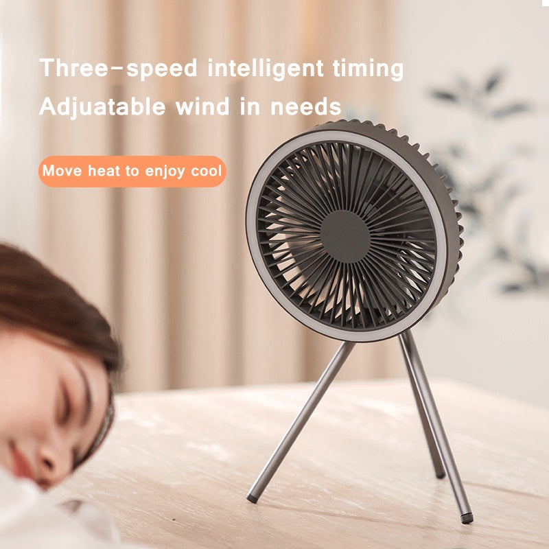 Rechargeable Desk Fan 7inch with Light | Kalsten