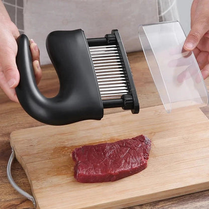 Meat Tenderizer | 48-Blade Needle Meat Tenderizer Stainless Steel Knife | Brehn