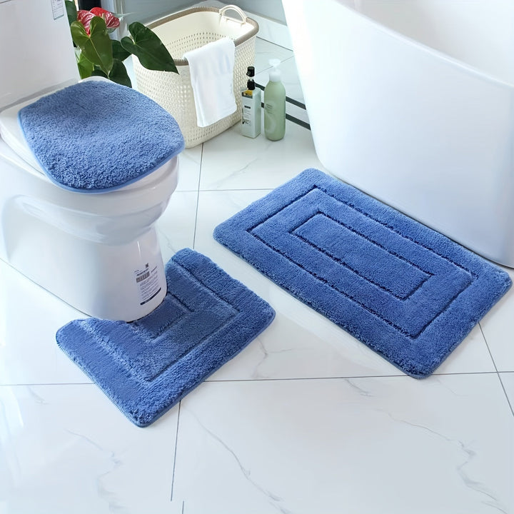 Kalsten | SoftStep Luxe Bath Mat Set – Non-Slip, Quick-Drying and Washable