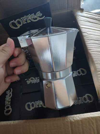 Brehn | Classic Italian stovetop espresso makers - 12 cups Moka pot