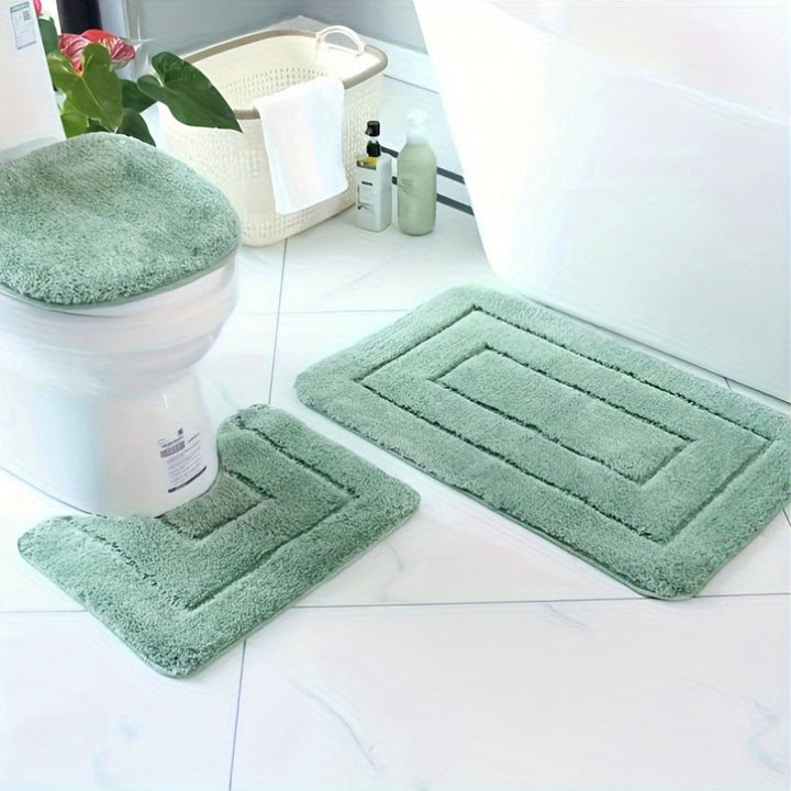 Kalsten | SoftStep Luxe Bath Mat Set – Non-Slip, Quick-Drying and Washable