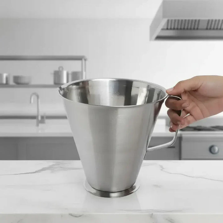 Measuring cup stainless steel 0.5 L with internal marking | Kalsten