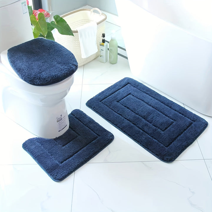 Kalsten | SoftStep Luxe Bath Mat Set – Non-Slip, Quick-Drying and Washable