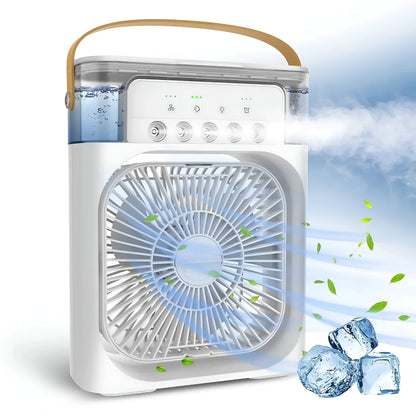 3-in-1 Air Cooler Humidifier | Portable, adjustable fan speeds & Ideal for Bedrooms, Offices & Small Rooms | Karnz