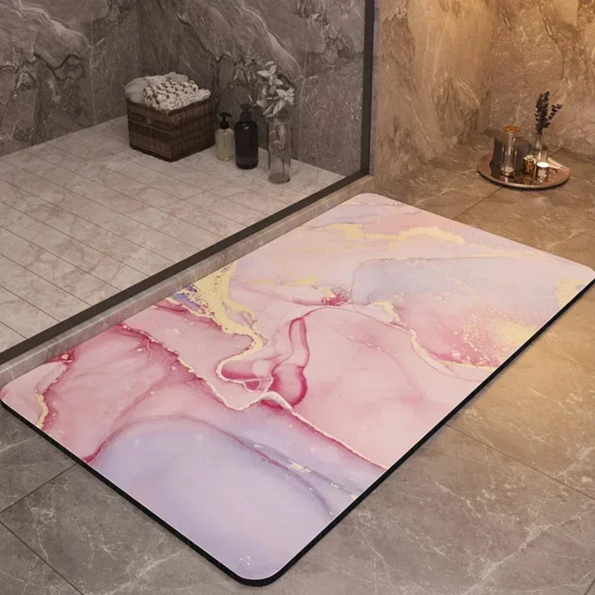 Skanto | AquaLuxe – Quick-Dry Bath Mat