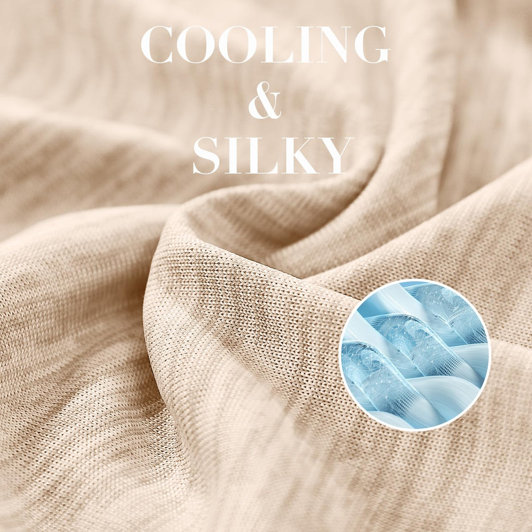 Light Brown Cooling Blanket –  3.0, Q-Max>0.5, Multi-Size Options | Kalsten