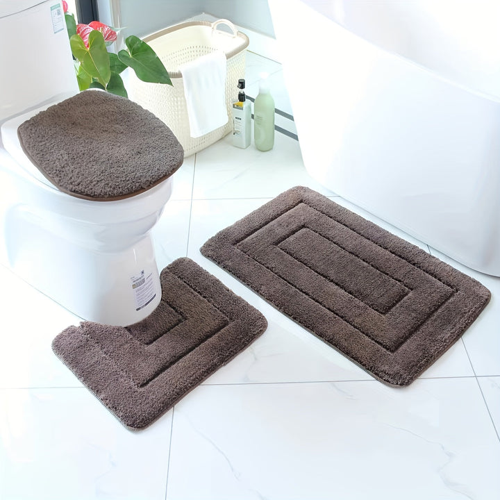 SoftStep Luxe Bath Mat Set – Non-slip, Quick-drying and Washable | Kalsten