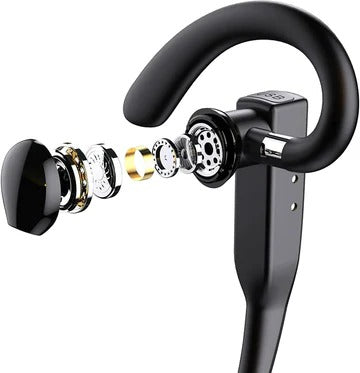 Bluetooth 5.1 Wireless Truckers Headset with Noise Cancelling
