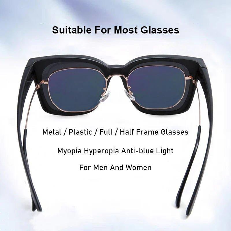 OverShades fit on regular glasses | Kalsten