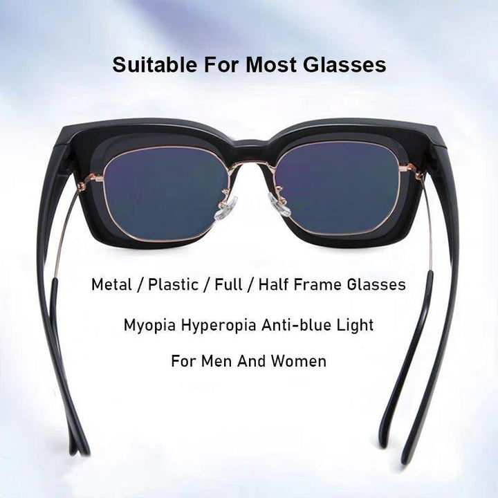 OverShades fit on regular glasses | Kalsten