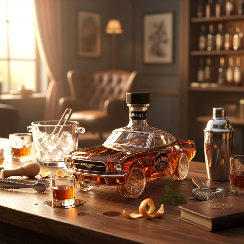Mustang Car-Shaped Whisky Decanter