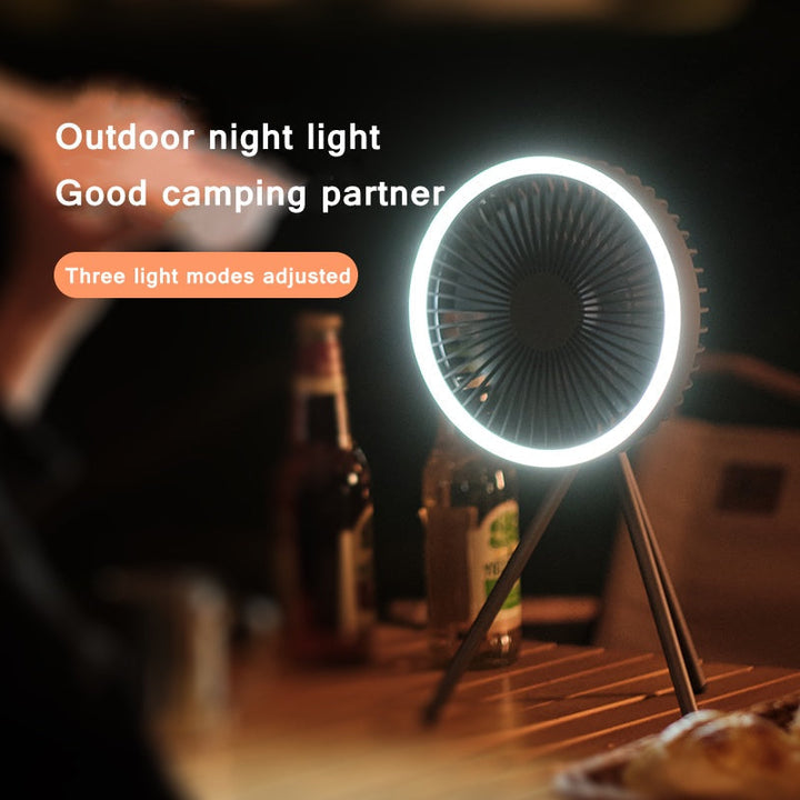 Rechargeable Desk Fan 7inch with Light | Kalsten